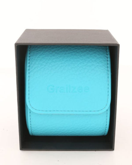 No Reserve - Limited Edition 2/2 Grailzee Tiffany Blue Leather Watch Roll