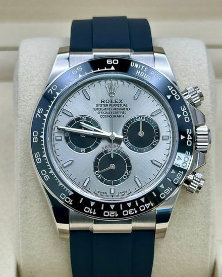 2026 Rolex Cosmograph Daytona 40MM Silver Dial Rubber Strap (126519LN)
