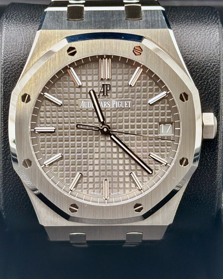 2019 Audemars Piguet Royal Oak 41MM Grey Dial Steel Bracelet (15500ST.OO.1220ST.02)