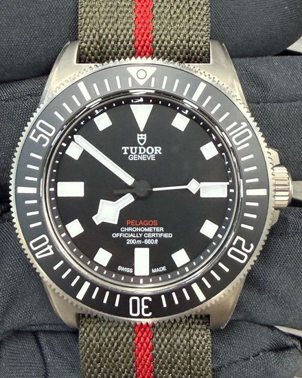2026 Tudor Pelagos FXD 42MM Black Dial Textile Strap (25717N)
