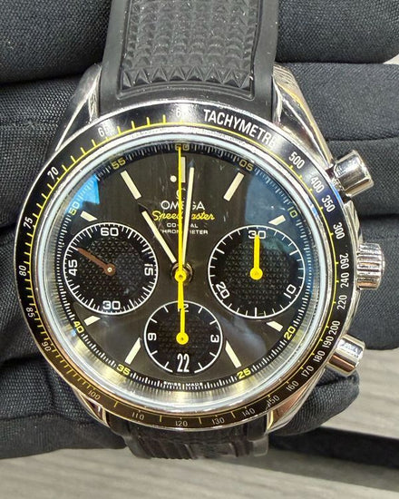 Omega Speedmaster Racing 40MM Grey Dial Rubber Strap (326.32.40.50.06.001)
