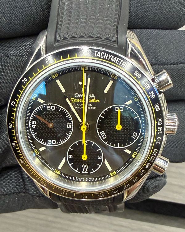 Omega Speedmaster Racing 40MM Grey Dial Rubber Strap (326.32.40.50.06.001)