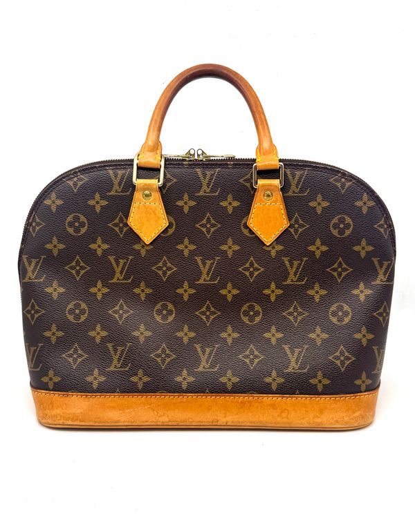 Louis Vuitton Bag Monogram Alma PM Medium Canvas Gold-Tone Hardware Leather Strap (M51130)