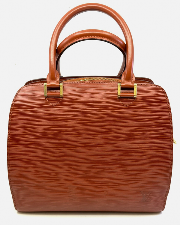 Louis Vuitton Bag Pont Neuf Medium Handbag 10.5IN × 9IN × 4.5IN Cipango Gold Epi Leather Gold-tone Hardware Double Top Handles (M52053)