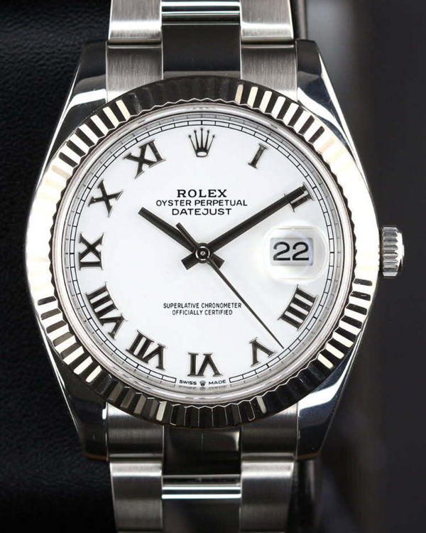 Rolex Datejust 41MM White Dial Oyster Bracelet (126334)