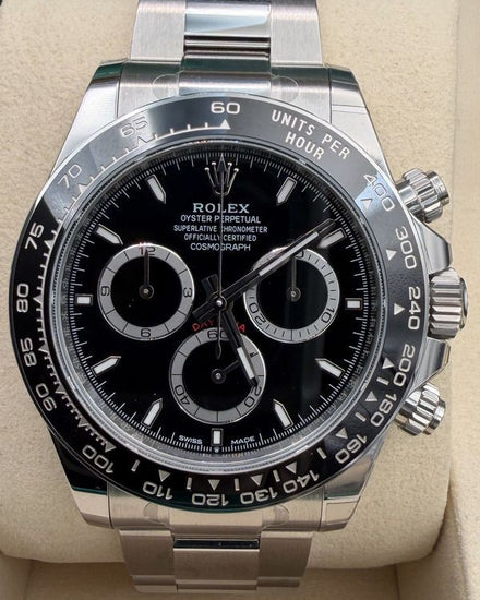 2026 Rolex Cosmograph Daytona 40MM Black Dial Oyster Bracelet (126500LN)
