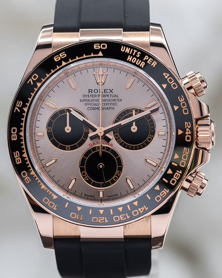 2024 Rolex Cosmograph Daytona 40MM Sundust Dial Rubber Strap (126515LN)