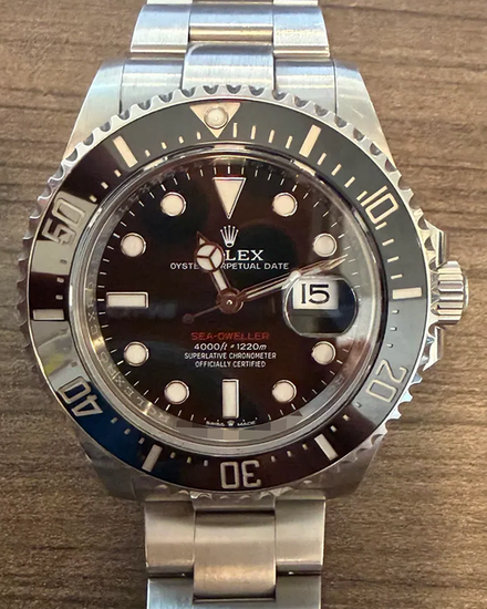 2020 Rolex Sea-Dweller "Red Letters" 43MM Black Dial Oyster Bracelet (126600)
