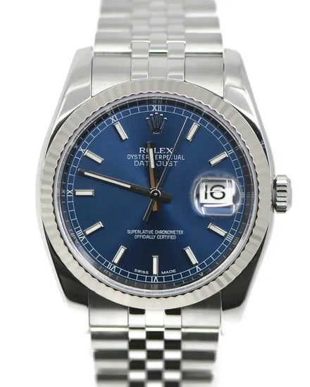 Rolex Datejust 36MM Blue Dial Super Jubilee Bracelet (116234)