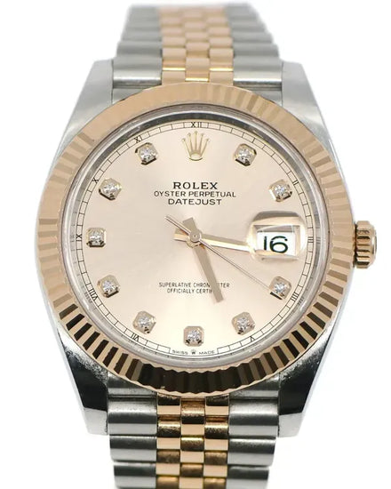 2025 Rolex Datejust 41MM Sundust Dial Two-Tone Jubilee Bracelet (126331)