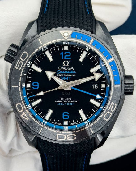 Omega Seamaster Planet Ocean 600M "Deep Black" 45.5MM Black Dial Rubber Strap (215.92.46.22.01.002)