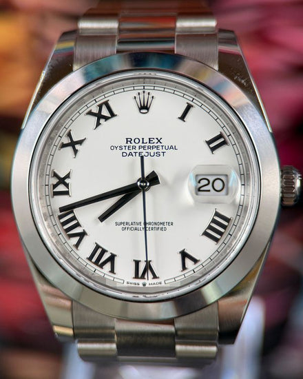 2026 Rolex Datejust 41MM White Dial Oyster Bracelet (126300)