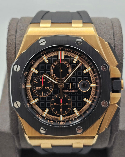 2017 Audemars Piguet Royal Oak Offshore Chronograph 44MM Black Dial Rubber Strap (26401RO.OO.A002CA.02)