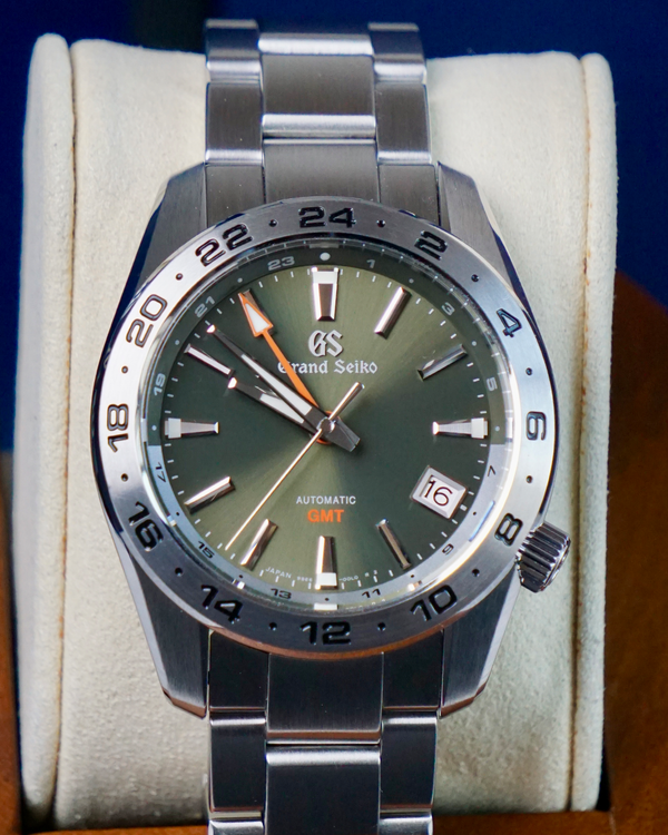 No Reserve - 2023 Grand Seiko Sport GMT 40.5MM Green Dial Steel Bracelet (SBGM247G)