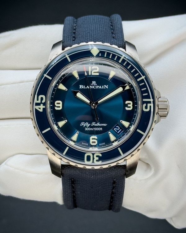 No Reserve - Blancpain Fifty Fathoms (5015-12B40-O52A)