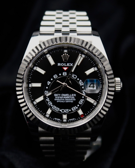 2022 Rolex Sky-Dweller 42MM Black Dial Jubilee Bracelet (326934)