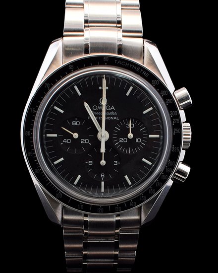 Omega Speedmaster Professional Moonwatch 42MM Black Dial Steel Bracelet (3572.50.00)
