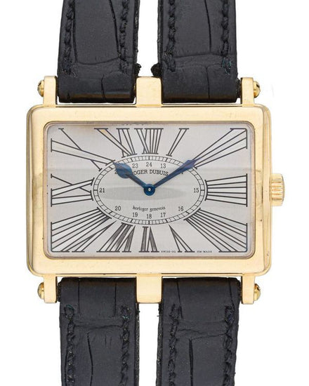 Roger Dubuis Too Much 37MM Silver Dial Leather Strap (T26185)