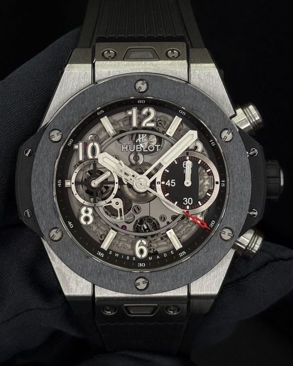 2021 Hublot Big Bang Unico 42MM Skeleton Dial Rubber Strap (441.NM.1170.RX)