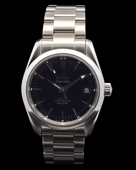 Omega Seamaster Aqua Terra 150M "Neo-Vintage" 36.2MM Black Dial Steel Bracelet (2504.50.00)