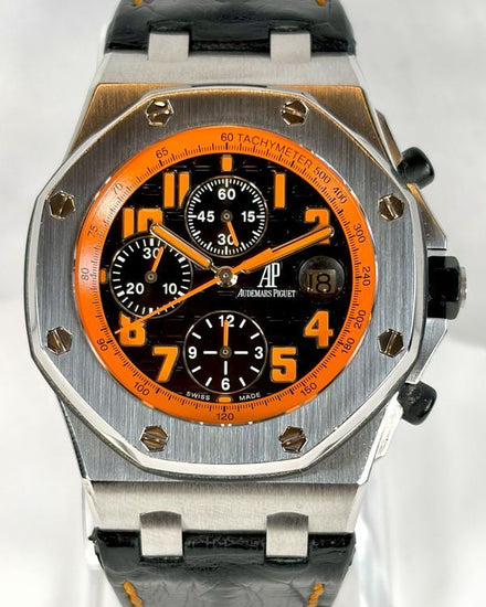 2011 Audemars Piguet Royal Oak Offshore 42MM Black Dial Leather Strap (26170ST.OO.D101CR.01)
