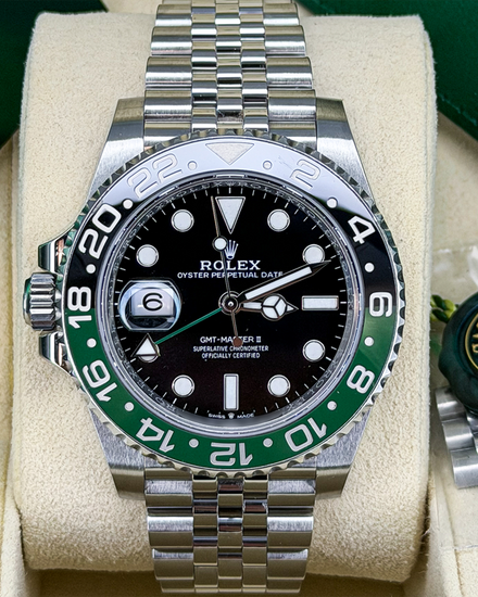 2023 Rolex GMT-Master II “Sprite” 40MM Black Dial Jubilee Bracelet (126720VTNR)