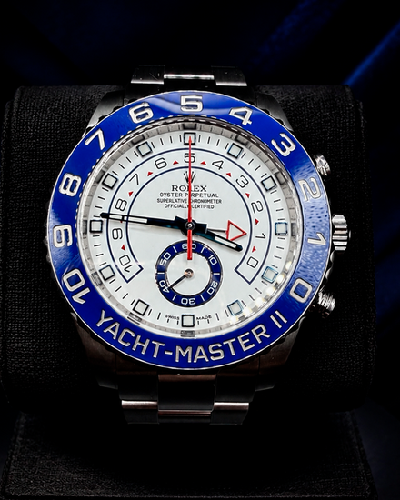 2016 Rolex Yacht-Master II 44MM White Dial Oyster Bracelet (116680)