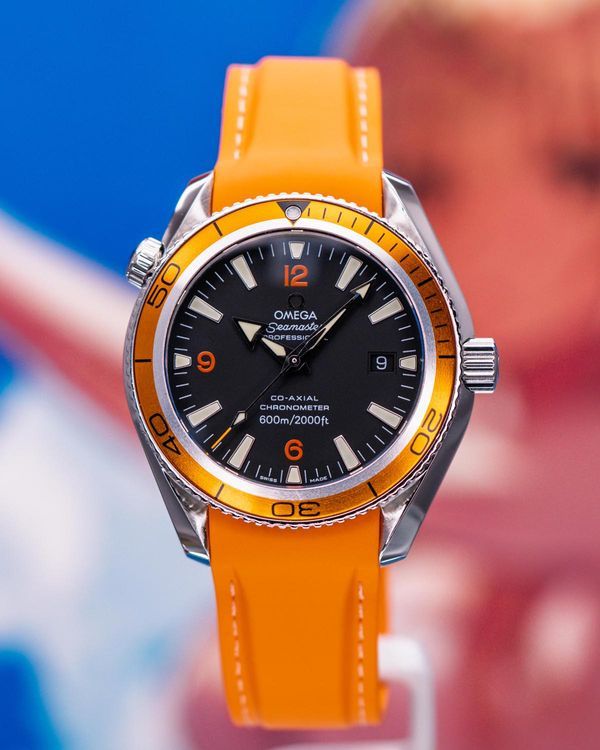 No Reserve - Omega Seamaster Planet Ocean 600M 42MM Black Dial Rubber Strap (2909.50.83)