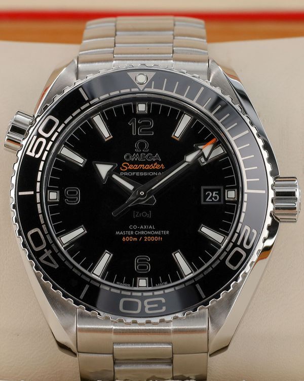 2023 Omega Seamaster Planet Ocean 600M 43.5MM Black Dial Steel Bracelet (215.30.44.21.01.001)