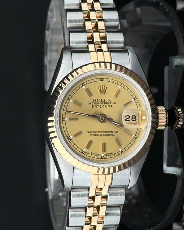 1987 Rolex Lady-Datejust 26MM Champagne Dial Two-Tone Bracelet (69173)