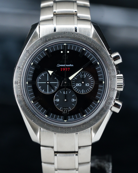 2007 Omega Speedmaster Broad Arrow 42MM Black Dial Steel Bracelet (321.10.42.50.01.001)