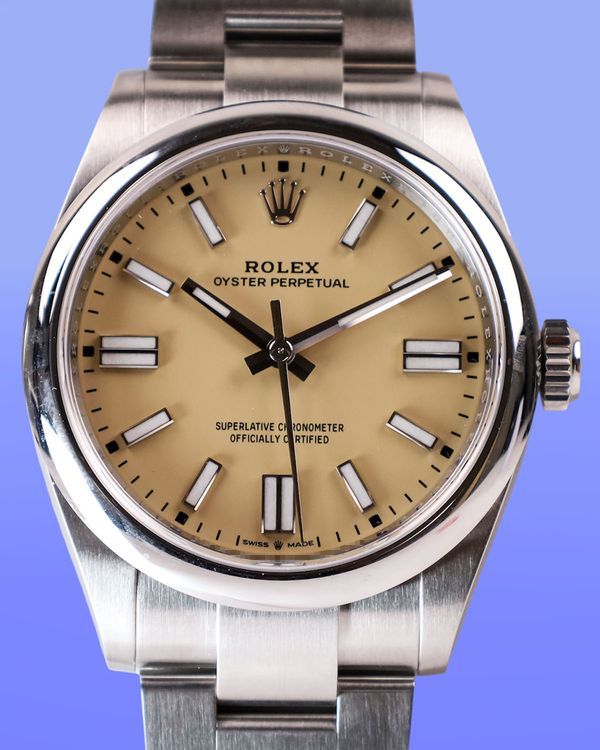 2026 Rolex Oyster Perpetual 41MM Beige Dial Oyster Bracelet (134300)