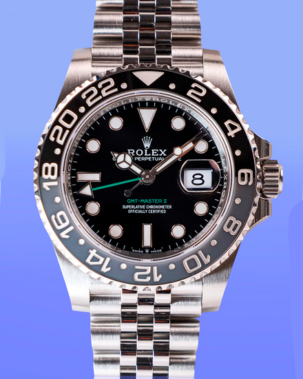 2026 Rolex GMT-Master II  "Bruce Wayne" 40MM Black Dial Jubilee Bracelet (126710GRNR)