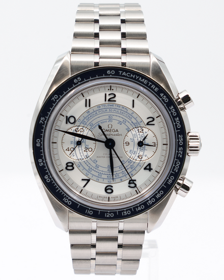 2021 Omega Speedmaster Chronoscope 43MM Silver Dial Steel Bracelet (329.30.43.51.02.001)