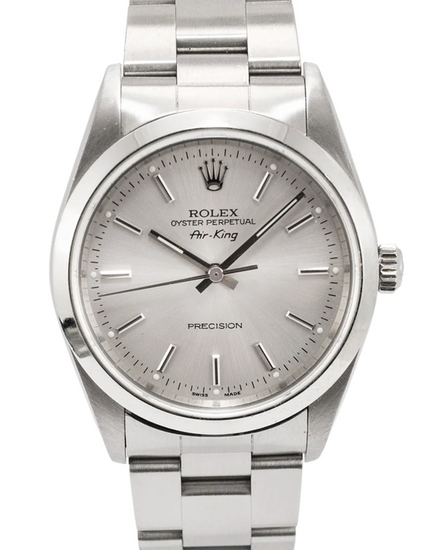 Rolex Air-King Precision 34MM Silver Dial Oyster Bracelet (14000M)