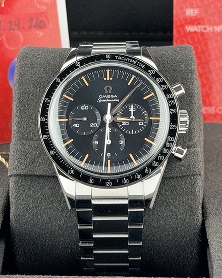 2026 Omega Speedmaster Anniversary Series "The First Omega In Space" 39.7MM Blue/Grey Dial Steel Bracelet (310.30.40.50.06.001)