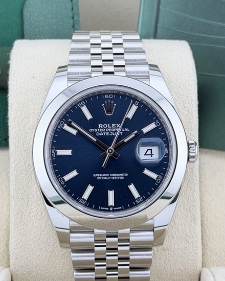 2021 Rolex Datejust 41MM Blue Dial Jubilee Bracelet (126300)