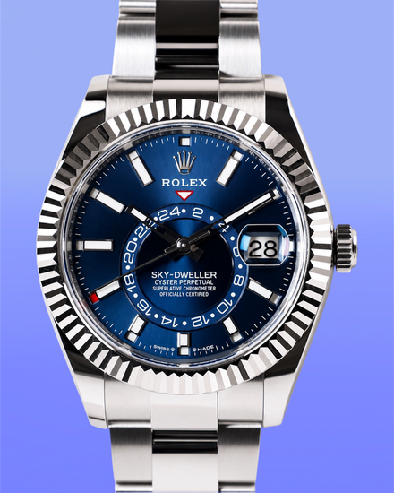 2026 Rolex Sky-Dweller 42MM Blue Dial Oyster Bracelet (336934)