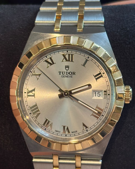 2025 Tudor Royal 38MM Silver Dial Two-Tone Bracelet (28503)