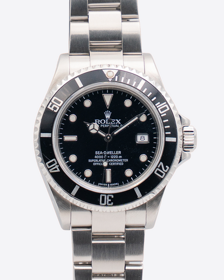 2008 Rolex Sea-Dweller 4000 40MM Black Dial Oyster Bracelet (16600)