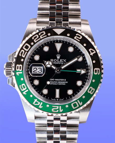 2026 Rolex GMT-Master II "Sprite" 40MM Black Dial Jubilee Bracelet (126720VTNR)