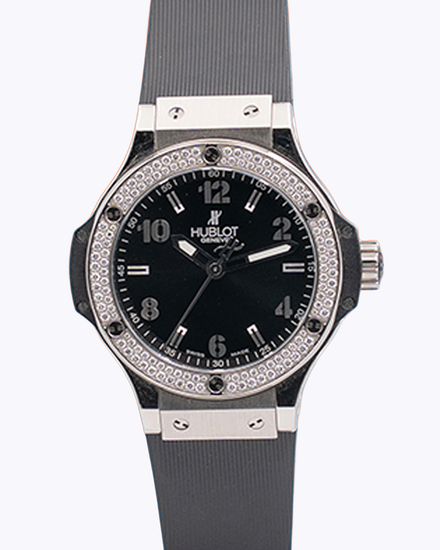 Hublot Big Bang Original 38MM Quartz Black Dial Rubber Strap (361.SX.1270.RX.1104)