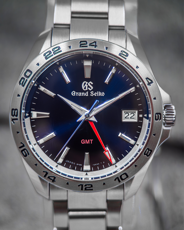 No Reserve - 2021 Grand Seiko Sport GMT 39MM Quartz Blue Dial Steel Bracelet (SBGN005G)