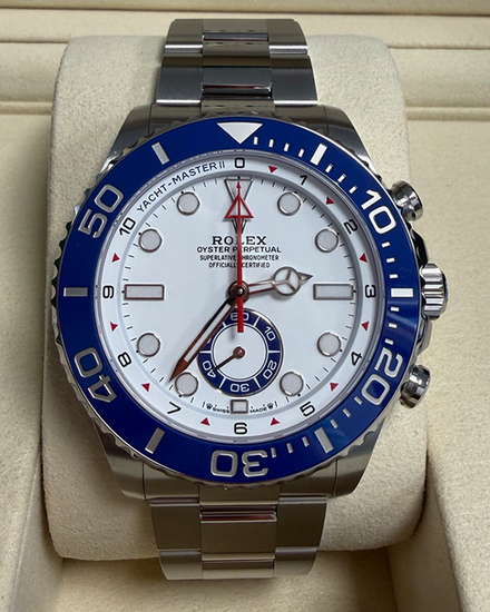 2026 Rolex Yacht-Master II 44MM White Dial Oyster Bracelet (126680)
