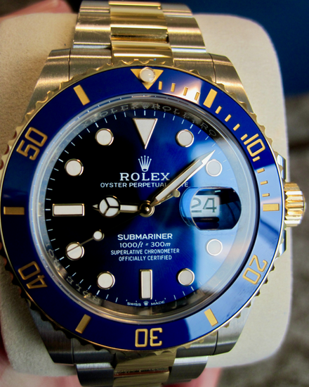 2026 Rolex Submariner Date "Bluesy" 41MM Blue Dial Two-Tone Oyster Bracelet (126613LB)