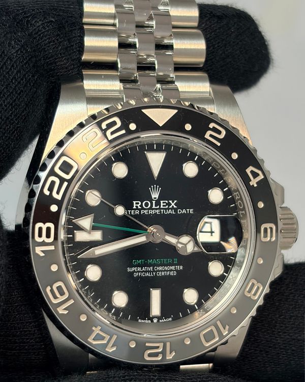 2026 Rolex GMT-Master II "Bruce Wayne" 40MM Black Dial Jubilee Bracelet (126710GRNR)