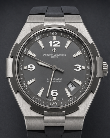 2012 Vacheron Constantin Overseas 42MM Grey Dial Rubber Strap (47040/000W-9500)