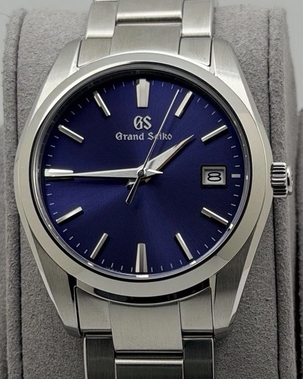 2026 Grand Seiko Heritage 37MM Quartz Blue Dial Steel Bracelet (SBGX265G)