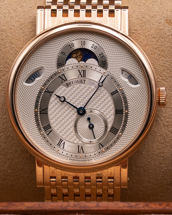Breguet Classique 39MM Silver Dial Rose Gold Bracelet (7337BR/1E/RV0)