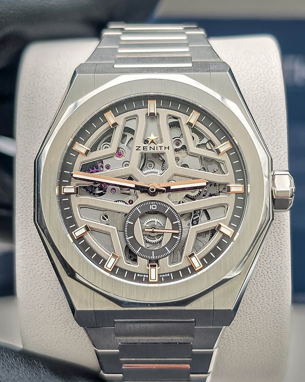 2026 Zenith Defy Skyline 41MM Skeleton Dial Steel Bracelet (03.9300.3620/80.I001)